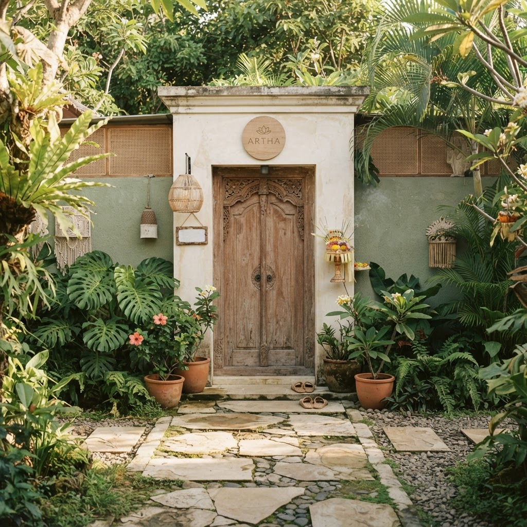 The studio entrance